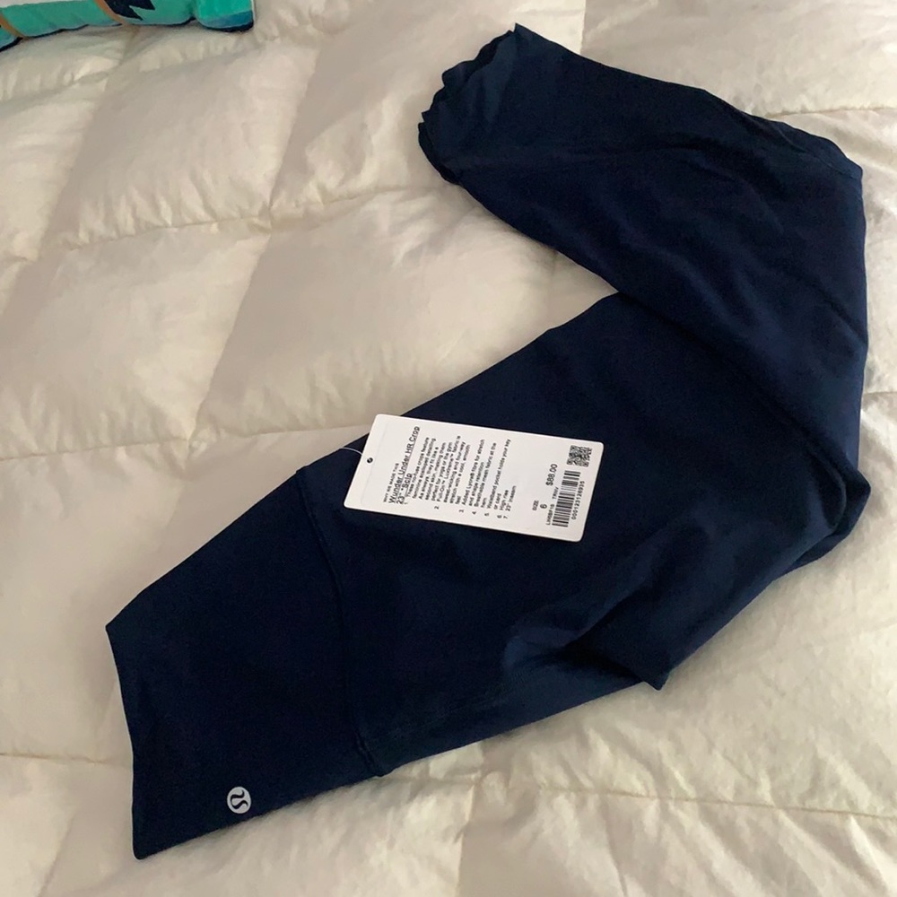 Lululemon spandex leggings navy size 6